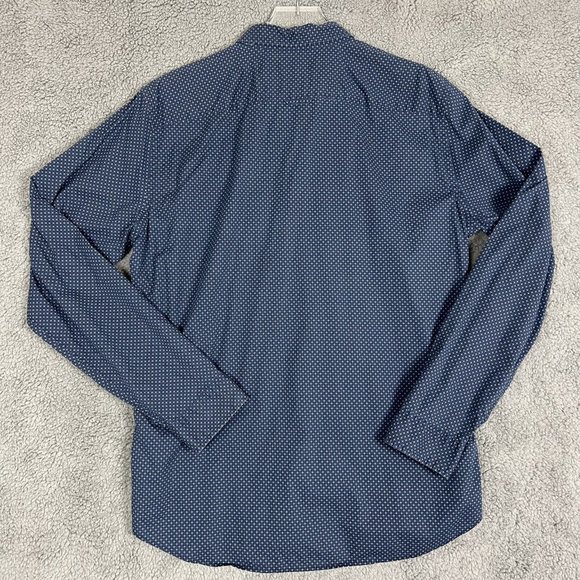 Vince Shirt  Mens Large Blue Button Down Long Sleeve Mens Large - Picture 8 of 9